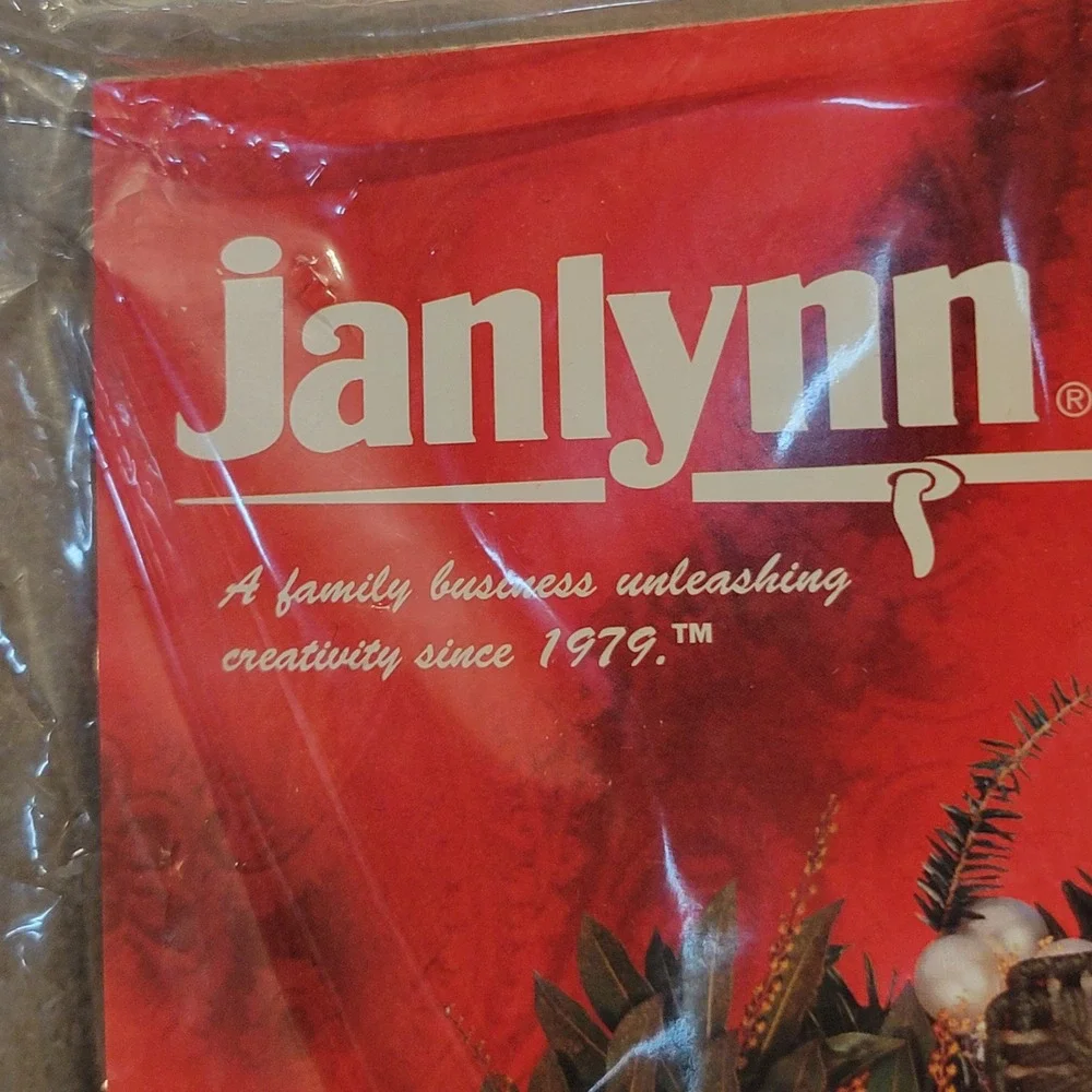 Janlynn Plastic Canvas Kit Multicolor Snowman Wall‎ Hanging 140-87 1998 Vintage